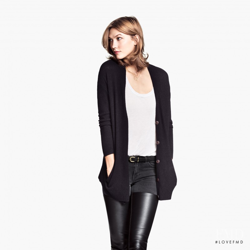 Karlie Kloss featured in  the H&M catalogue for Pre-Fall 2014