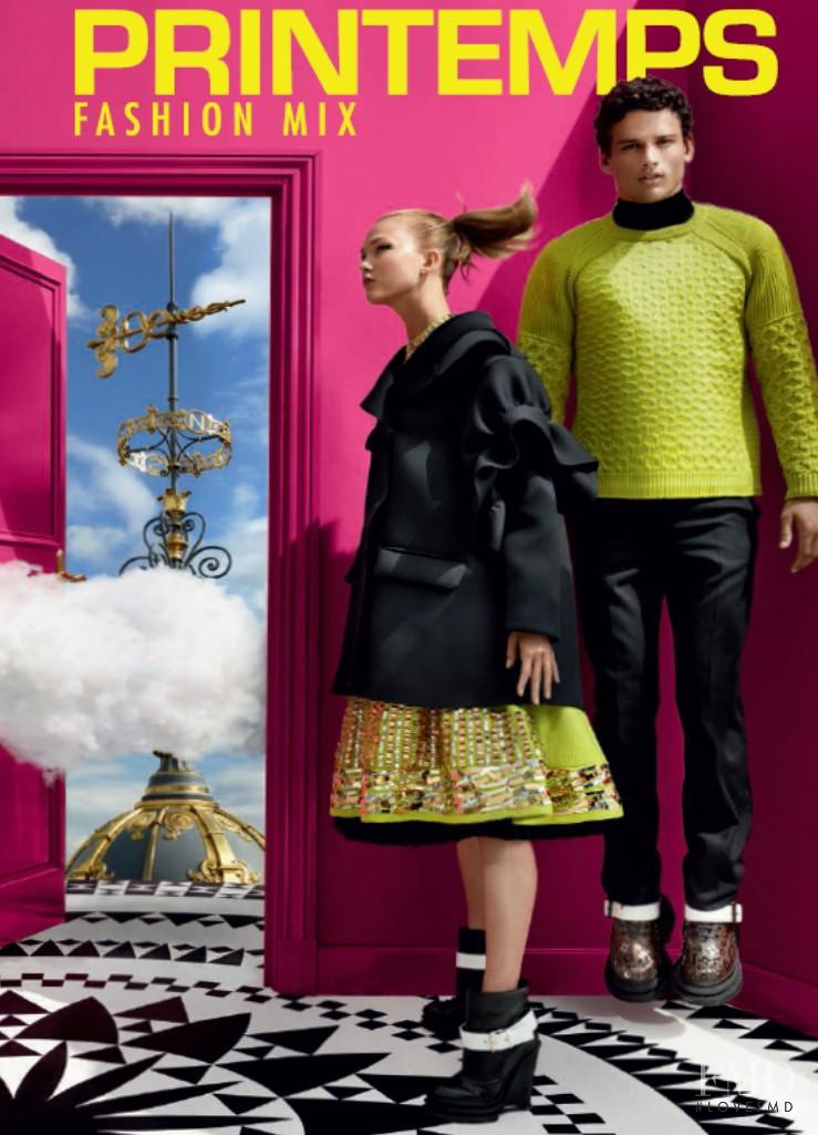 Karlie Kloss featured in  the Printemps (DEPARTMENT STORE) advertisement for Autumn/Winter 2014