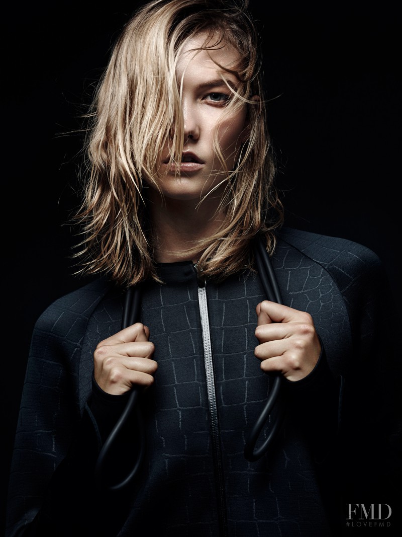 Karlie Kloss featured in  the Nike advertisement for Spring/Summer 2015