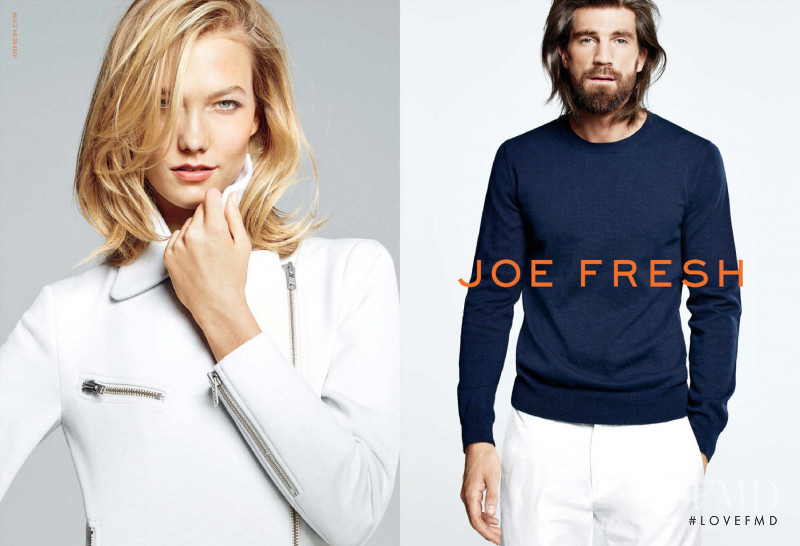 Karlie Kloss featured in  the Joe Fresh advertisement for Spring/Summer 2015