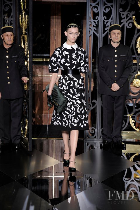 Daga Ziober featured in  the Louis Vuitton fashion show for Autumn/Winter 2011