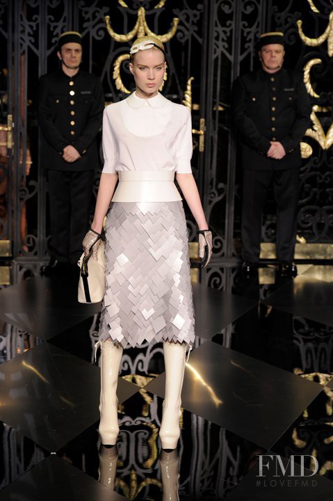 Elsa Sylvan featured in  the Louis Vuitton fashion show for Autumn/Winter 2011