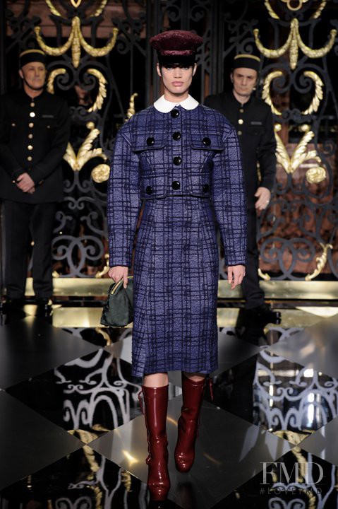 Rianne ten Haken featured in  the Louis Vuitton fashion show for Autumn/Winter 2011