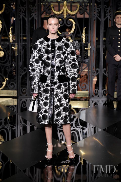 Sigrid Agren featured in  the Louis Vuitton fashion show for Autumn/Winter 2011