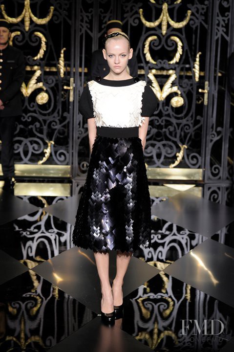 Ginta Lapina featured in  the Louis Vuitton fashion show for Autumn/Winter 2011
