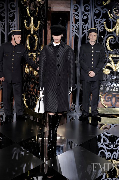 Liu Wen featured in  the Louis Vuitton fashion show for Autumn/Winter 2011