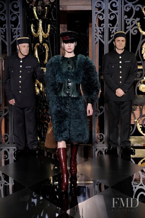 Olga Sherer featured in  the Louis Vuitton fashion show for Autumn/Winter 2011
