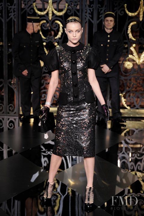 Jessica Stam featured in  the Louis Vuitton fashion show for Autumn/Winter 2011