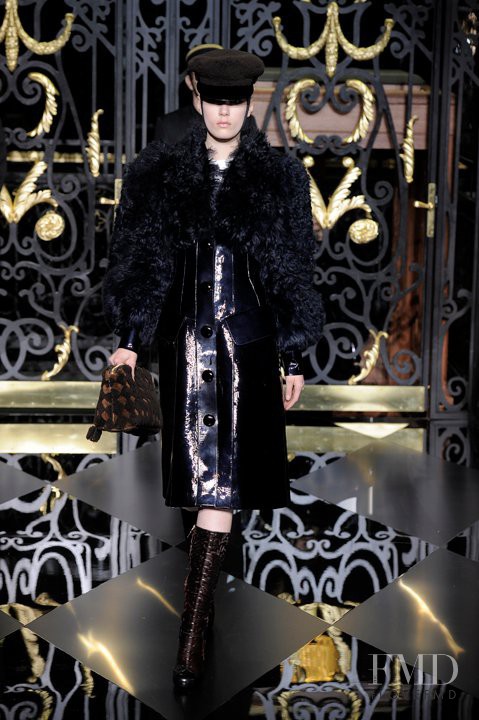 Caroline Brasch Nielsen featured in  the Louis Vuitton fashion show for Autumn/Winter 2011