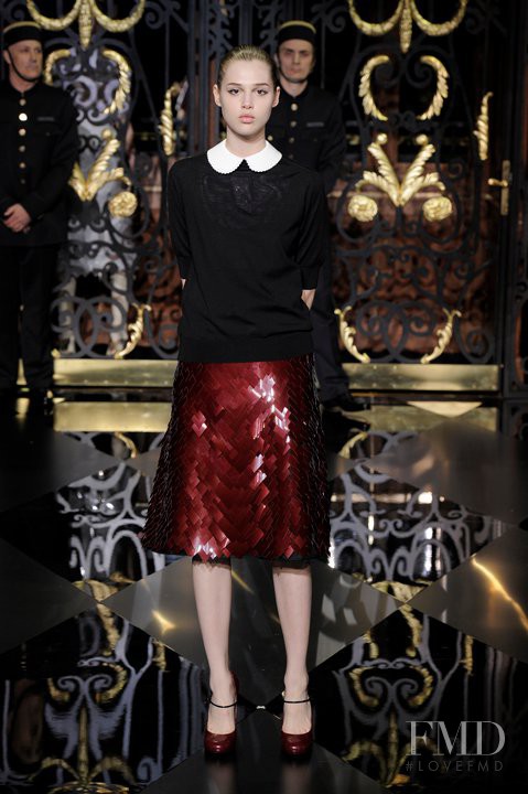 Anais Pouliot featured in  the Louis Vuitton fashion show for Autumn/Winter 2011