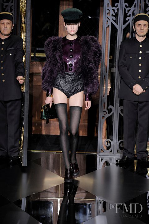 Dempsey Stewart featured in  the Louis Vuitton fashion show for Autumn/Winter 2011