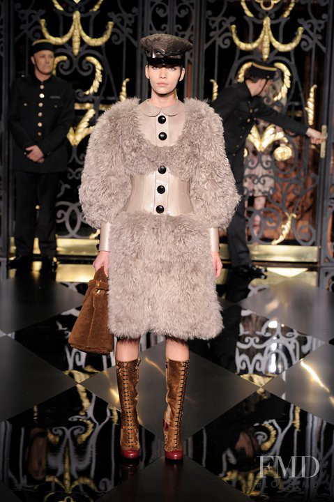 Aline Weber featured in  the Louis Vuitton fashion show for Autumn/Winter 2011