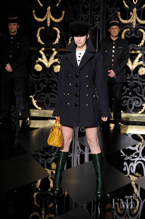 Jessica Miller featured in  the Louis Vuitton fashion show for Autumn/Winter 2011