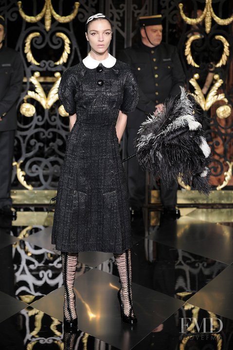 Mariacarla Boscono featured in  the Louis Vuitton fashion show for Autumn/Winter 2011