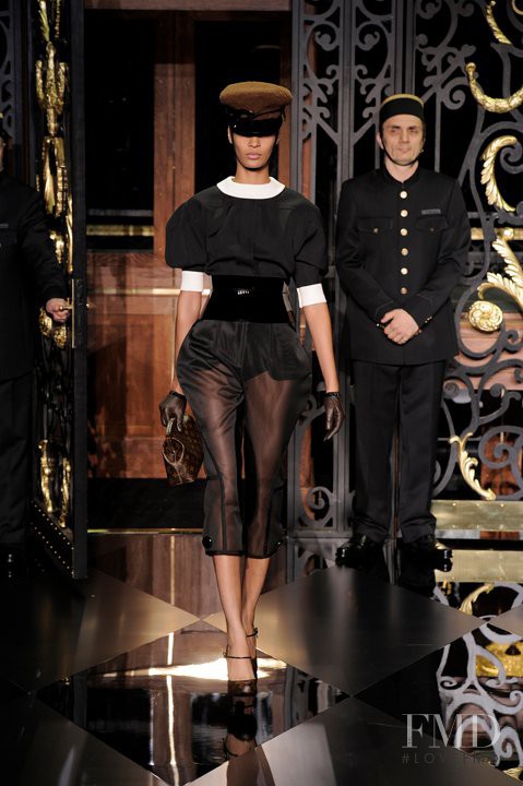 Joan Smalls featured in  the Louis Vuitton fashion show for Autumn/Winter 2011