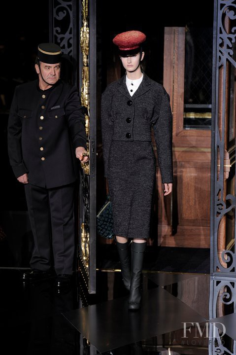 Mackenzie Drazan featured in  the Louis Vuitton fashion show for Autumn/Winter 2011