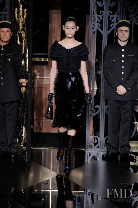 Ming Xi featured in  the Louis Vuitton fashion show for Autumn/Winter 2011