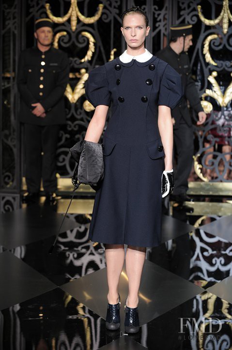 Christina Kruse featured in  the Louis Vuitton fashion show for Autumn/Winter 2011