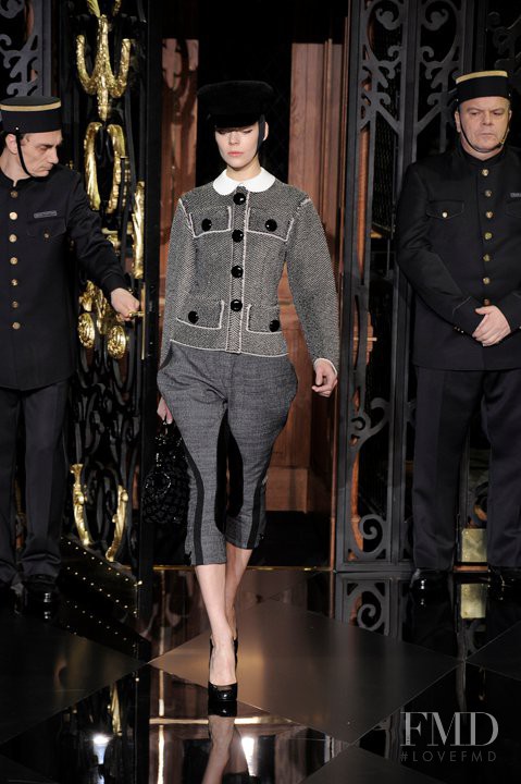 Kinga Rajzak featured in  the Louis Vuitton fashion show for Autumn/Winter 2011