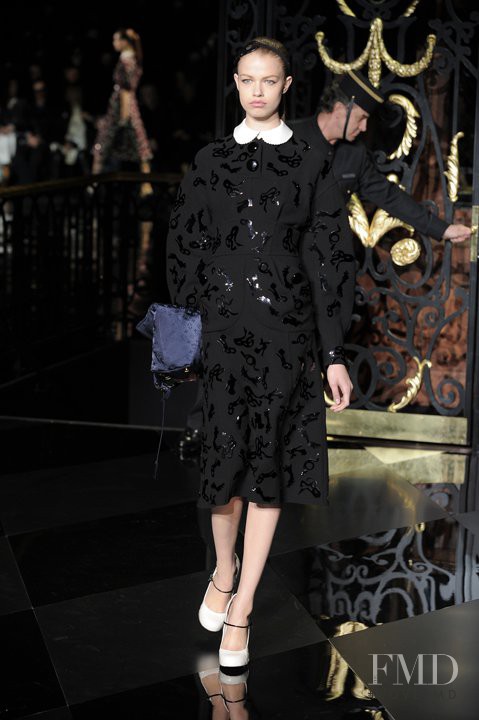 Hailey Clauson featured in  the Louis Vuitton fashion show for Autumn/Winter 2011