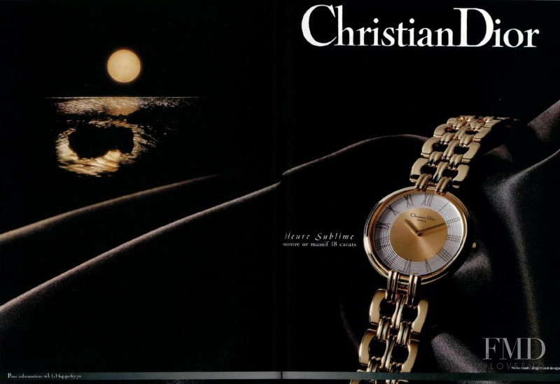 Dior Watch Heure Sublime advertisement for Autumn/Winter 1992