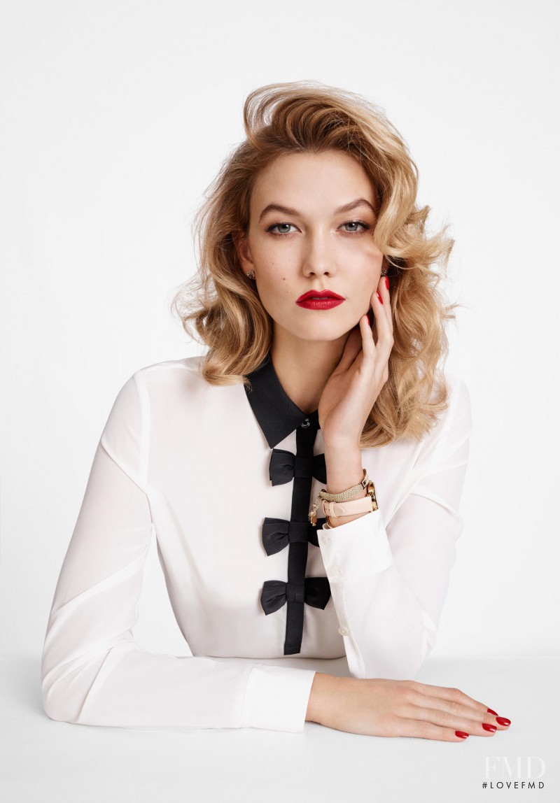 Karlie Kloss featured in  the Kate Spade New York advertisement for Holiday 2015