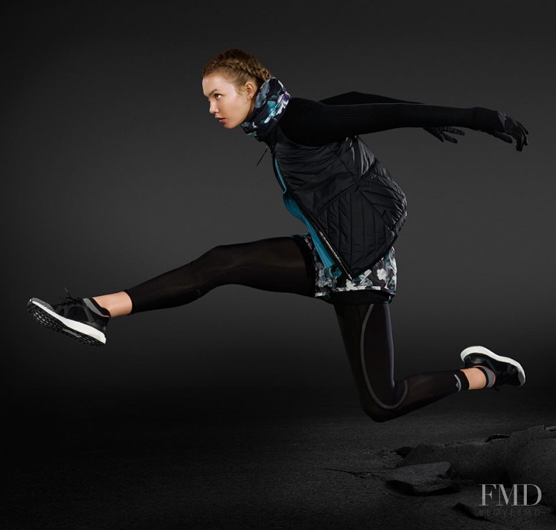 Karlie Kloss featured in  the Adidas by Stella McCartney advertisement for Autumn/Winter 2016