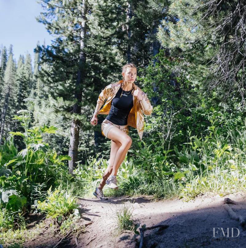 Karlie Kloss featured in  the Adidas by Stella McCartney advertisement for Autumn/Winter 2016