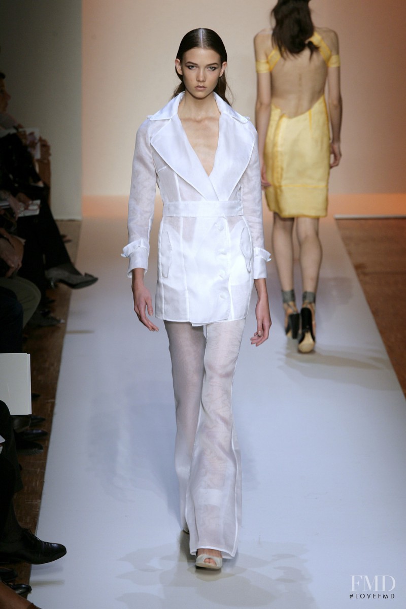 Karlie Kloss featured in  the Costume National fashion show for Spring/Summer 2008