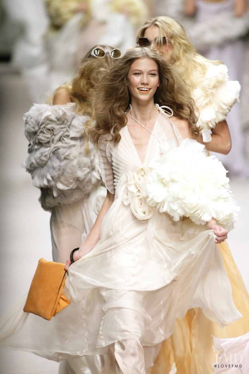 Karlie Kloss featured in  the Sonia Rykiel fashion show for Spring/Summer 2008