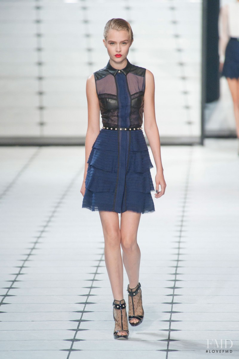 Josephine Skriver featured in  the Jason Wu fashion show for Spring/Summer 2013