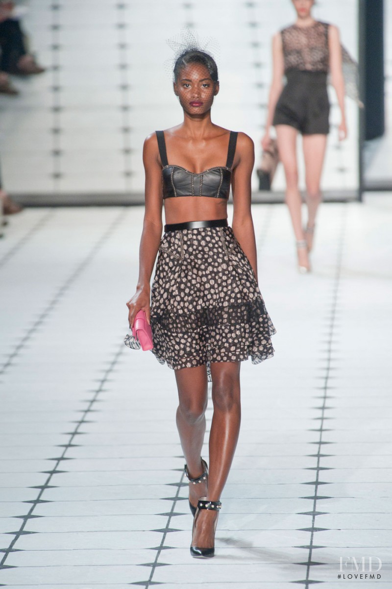 Melodie Monrose featured in  the Jason Wu fashion show for Spring/Summer 2013