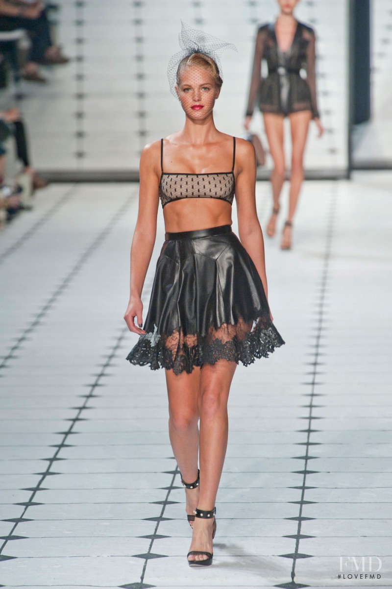 Erin Heatherton featured in  the Jason Wu fashion show for Spring/Summer 2013