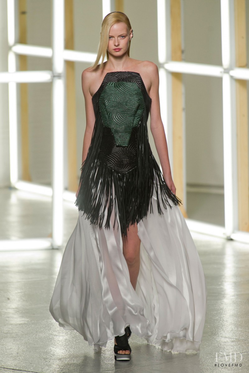 Elza Luijendijk Matiz featured in  the Rodarte fashion show for Spring/Summer 2013