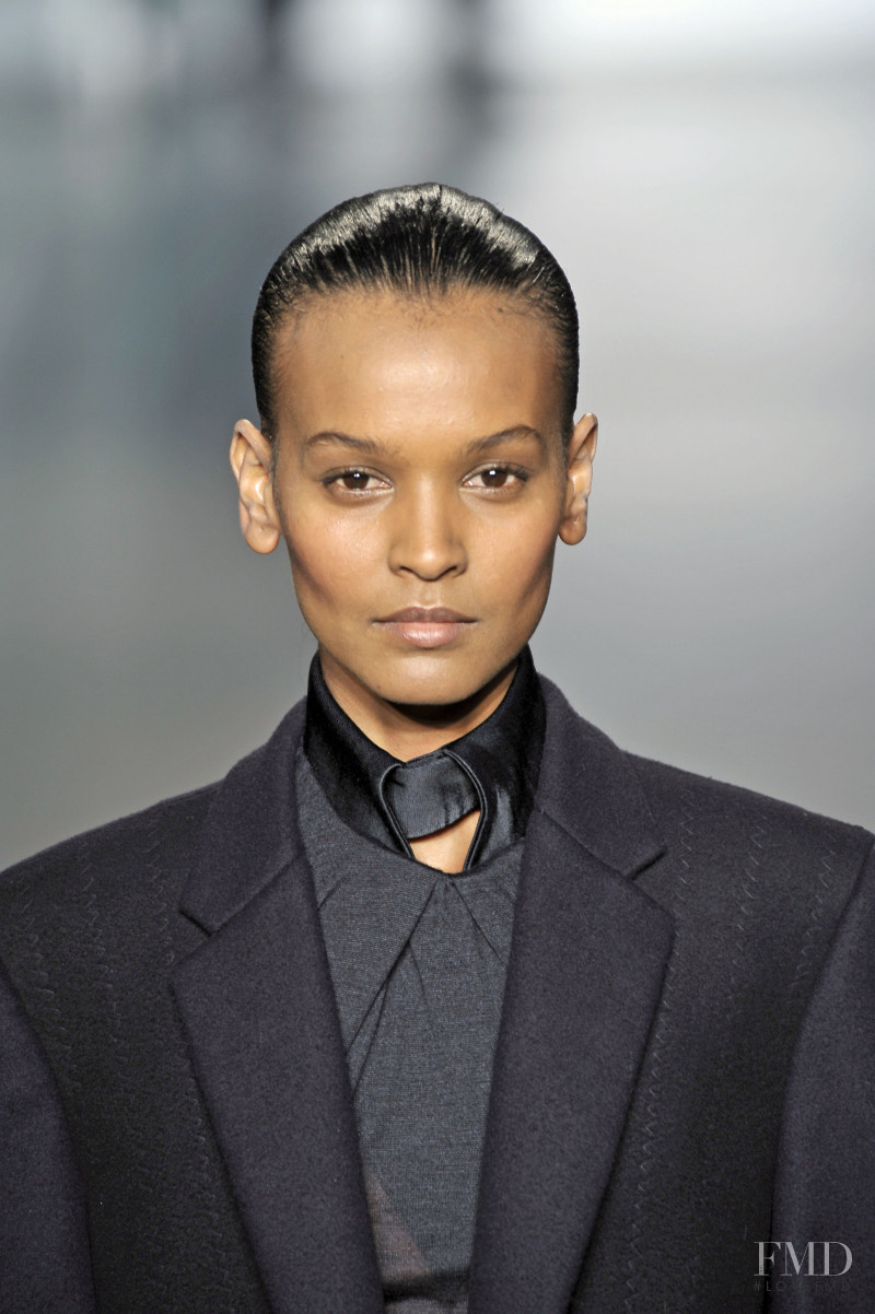 Liya Kebede featured in  the Calvin Klein 205W39NYC fashion show for Autumn/Winter 2008
