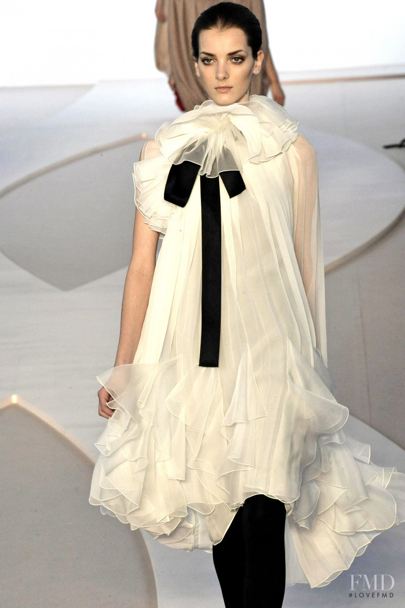 Denisa Dvorakova featured in  the Valentino fashion show for Autumn/Winter 2008