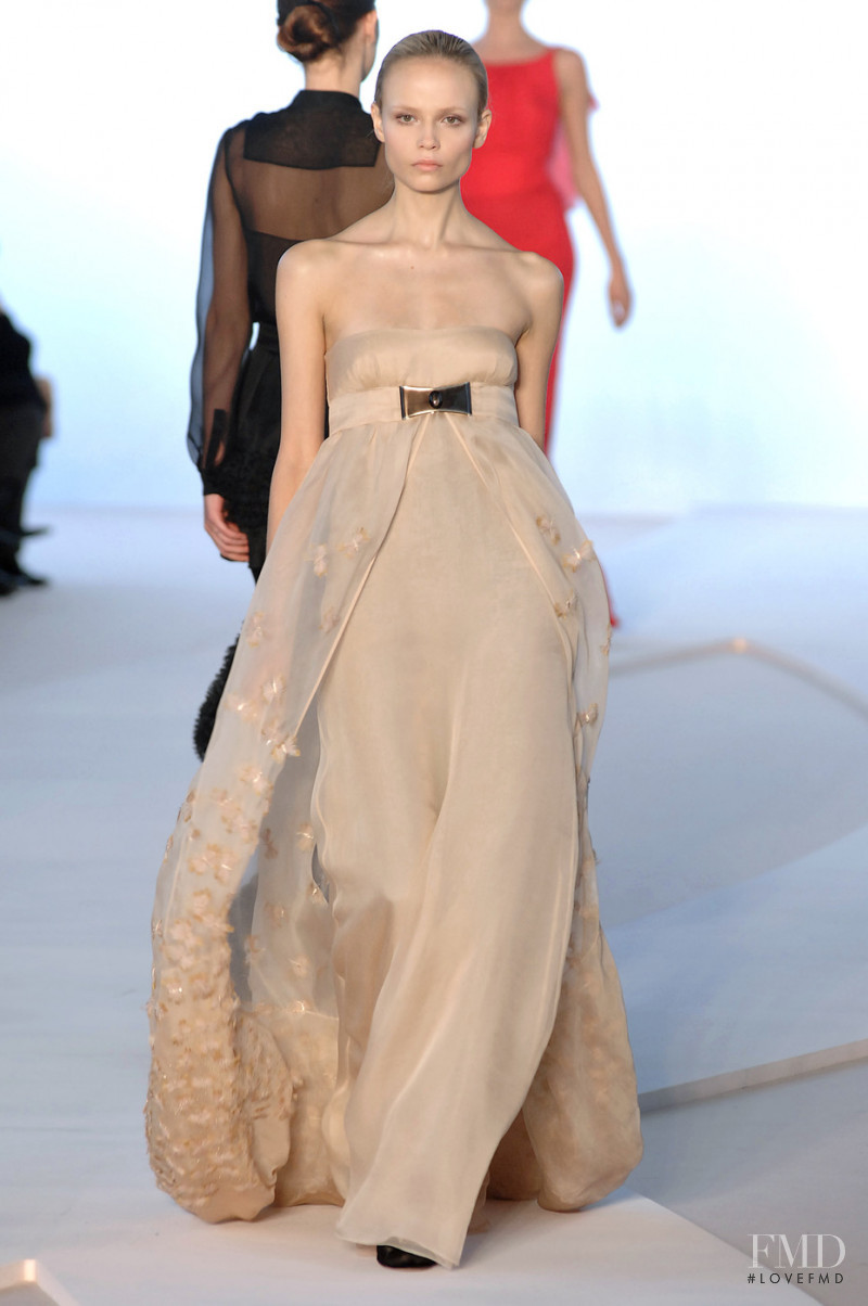 Natasha Poly featured in  the Valentino fashion show for Autumn/Winter 2008