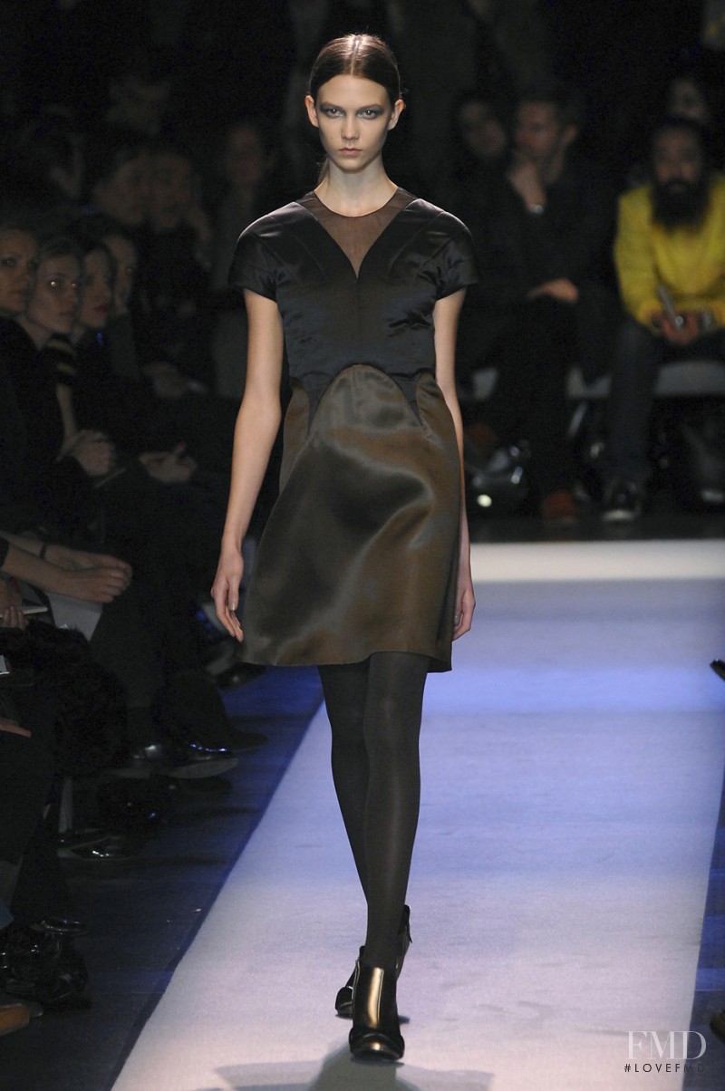 Karlie Kloss featured in  the Rue Du Mail by Martina Sitbon fashion show for Autumn/Winter 2008