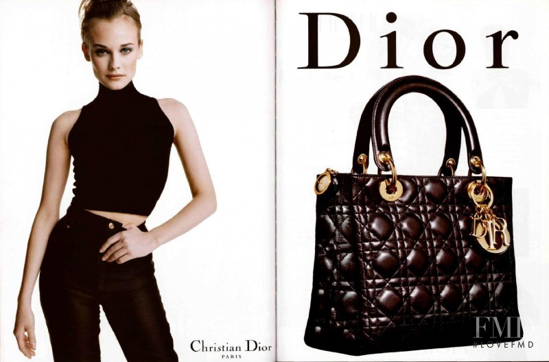 Diane Heidkruger featured in  the Christian Dior advertisement for Spring/Summer 1996