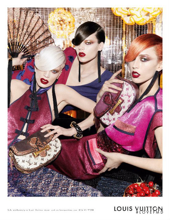 Freja Beha Erichsen featured in  the Louis Vuitton advertisement for Spring/Summer 2011