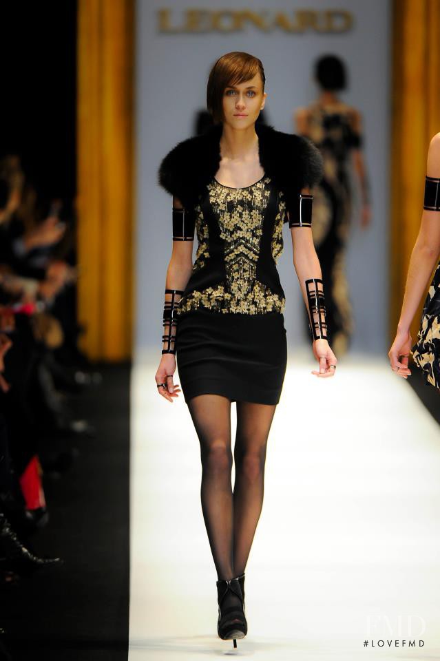 Nastya Choo featured in  the Leonard fashion show for Autumn/Winter 2012