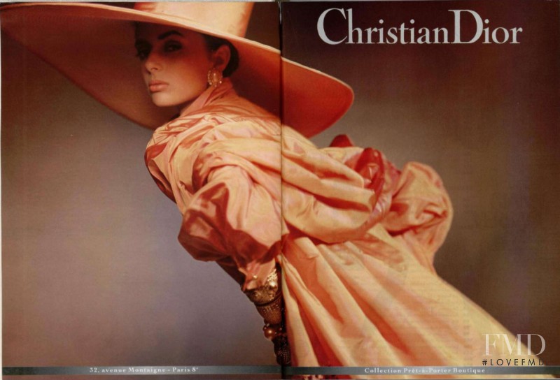 Heather Stewart-Whyte featured in  the Christian Dior advertisement for Spring/Summer 1991