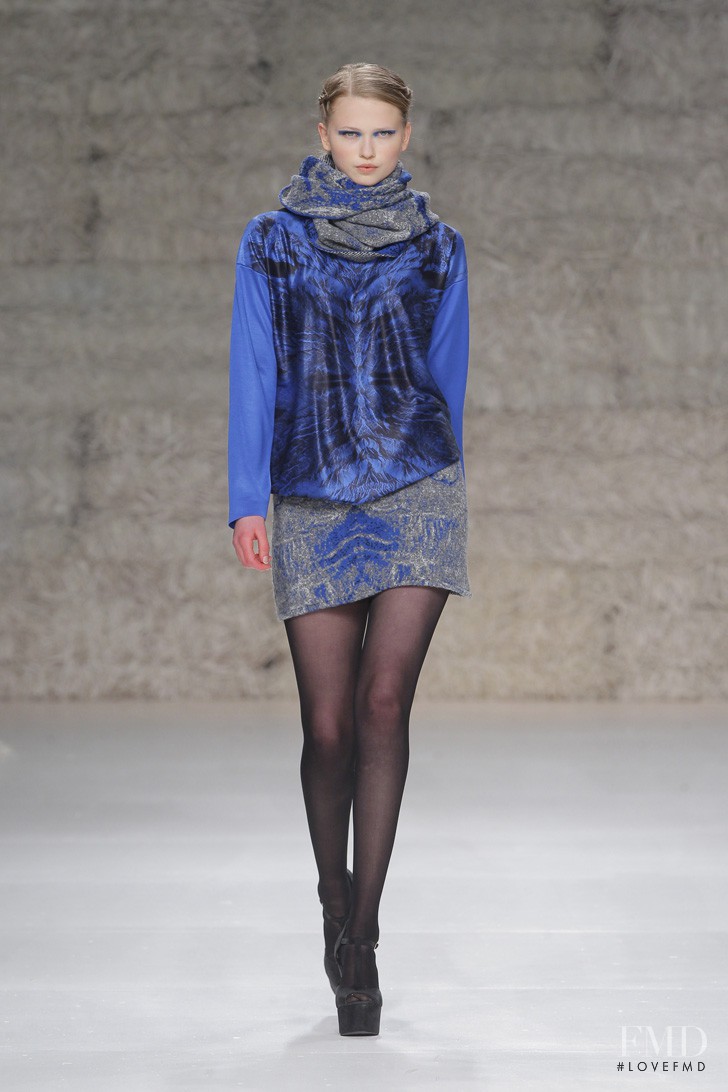 Daniela Hanganu featured in  the Susana Bettencourt fashion show for Autumn/Winter 2014