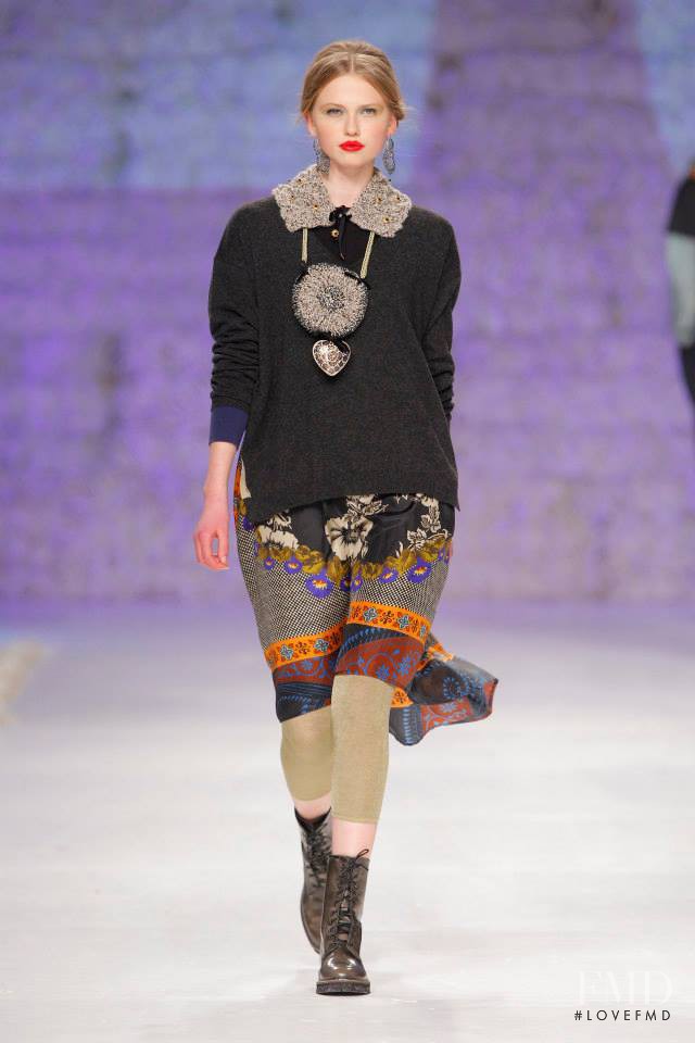 Daniela Hanganu featured in  the TM Collection fashion show for Autumn/Winter 2014