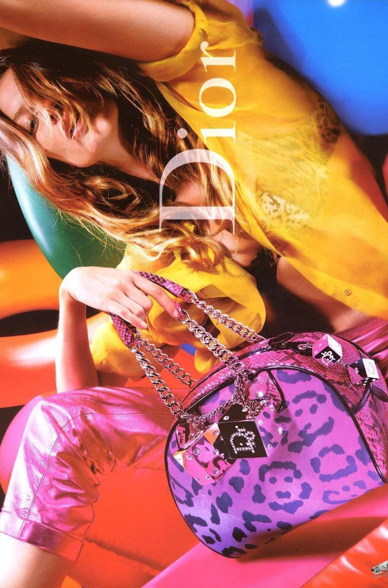 Gisele Bundchen featured in  the Christian Dior advertisement for Autumn/Winter 2004