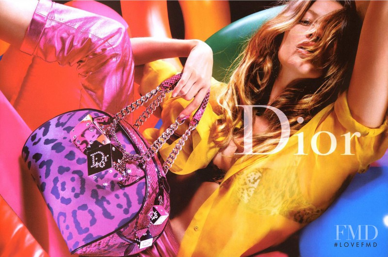 Gisele Bundchen featured in  the Christian Dior advertisement for Autumn/Winter 2004