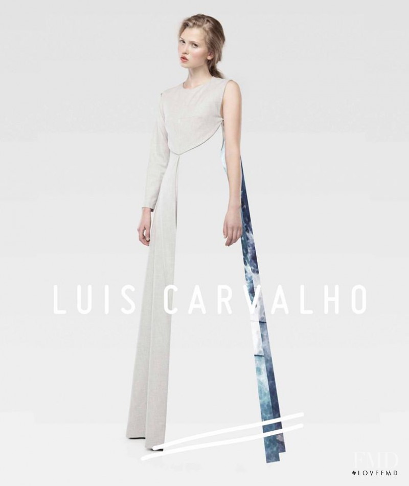 Daniela Hanganu featured in  the Luis Carvalho advertisement for Spring/Summer 2014