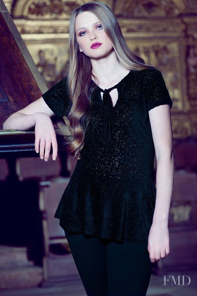 Daniela Hanganu featured in  the Effusive Fashion lookbook for Autumn/Winter 2013