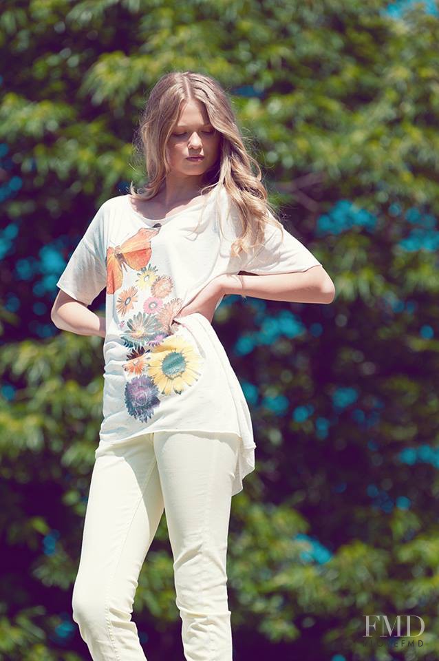 Daniela Hanganu featured in  the Effusive Fashion lookbook for Spring/Summer 2013