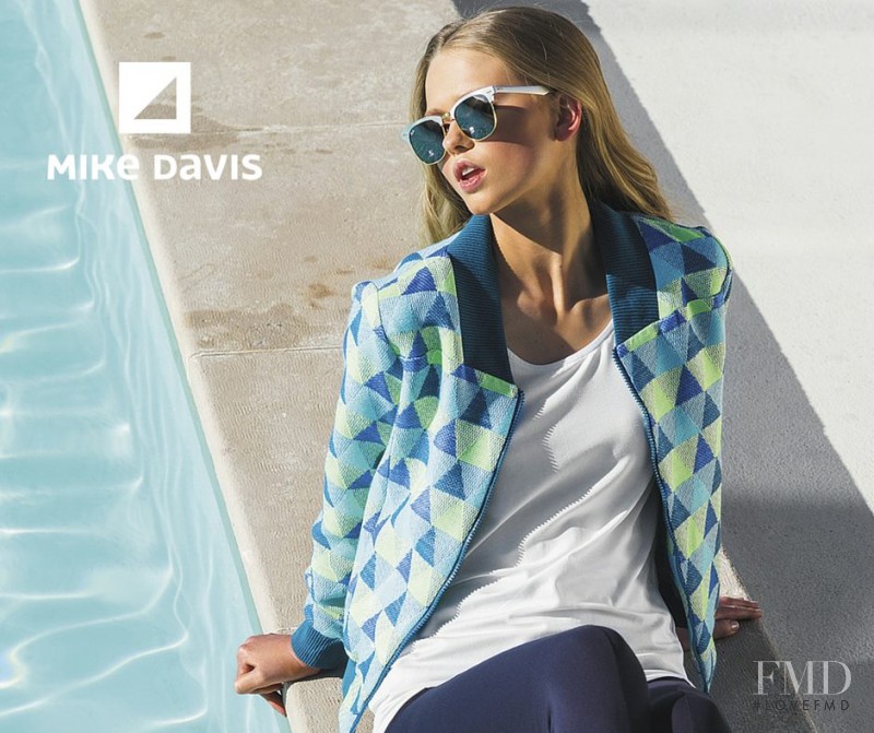 Daniela Hanganu featured in  the Mike Davis advertisement for Spring/Summer 2015
